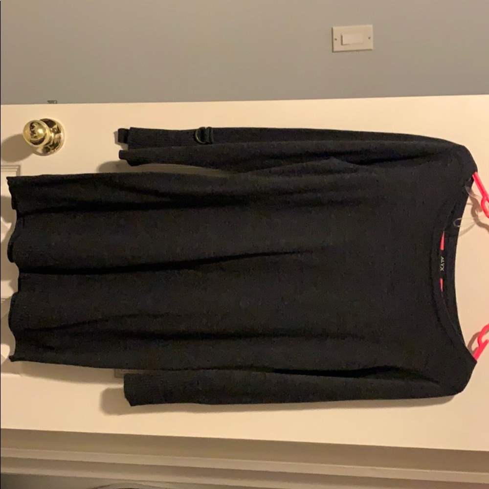 Dark grey long sleeve dress